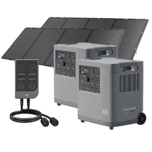 Mango Power E 240V Solar Generator Bundle
