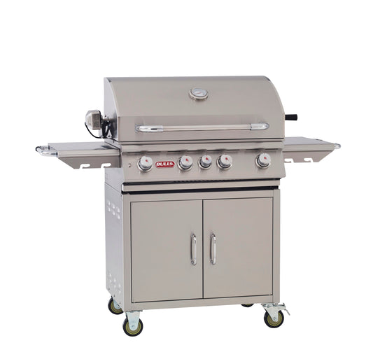 Bull Outdoor Products Angus 30" Freestanding Gas Grill – 4-Burner (LP/NG)