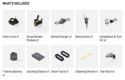 Yarbo Snow Blower Autonomous Robotic Winter System (Y40 Bundle)
